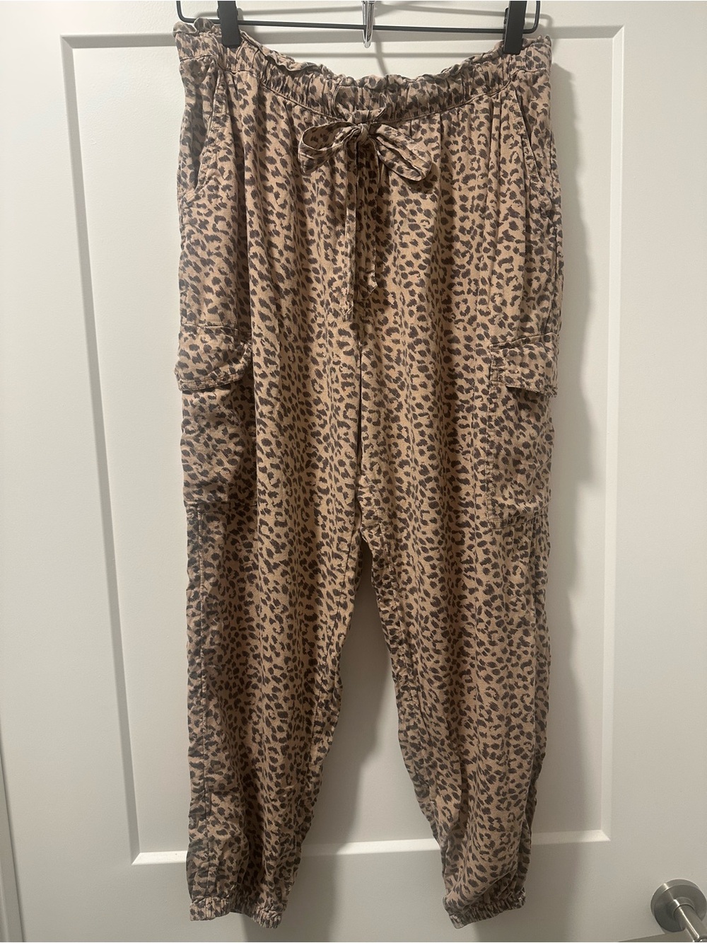 Leopard Cargo Joggers